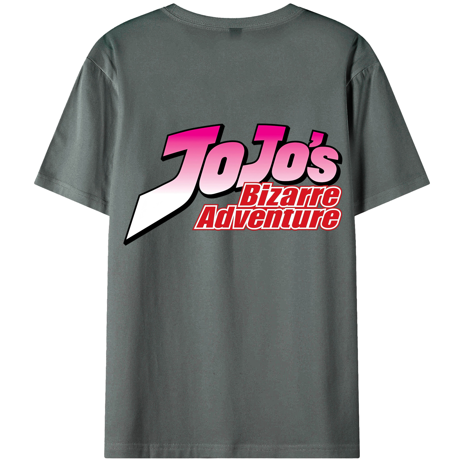 （画像用） ジョジョの奇妙な冒険 JoJo's Bizarre Adventure 綿100％ メンズ半袖Tシャツ（バックプリント） 通気性